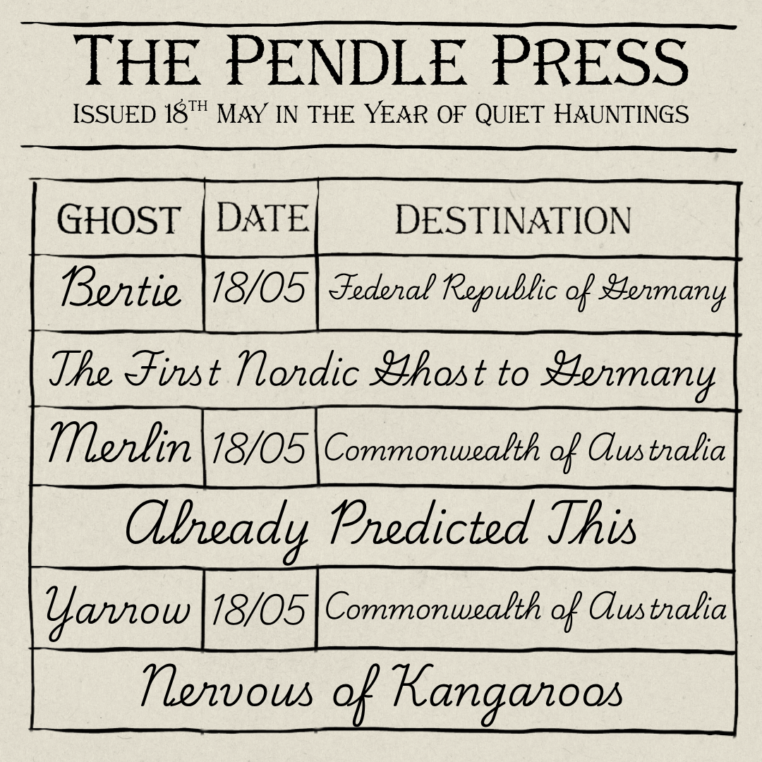 The Pendle Press - Dispatch Ledger 18th May