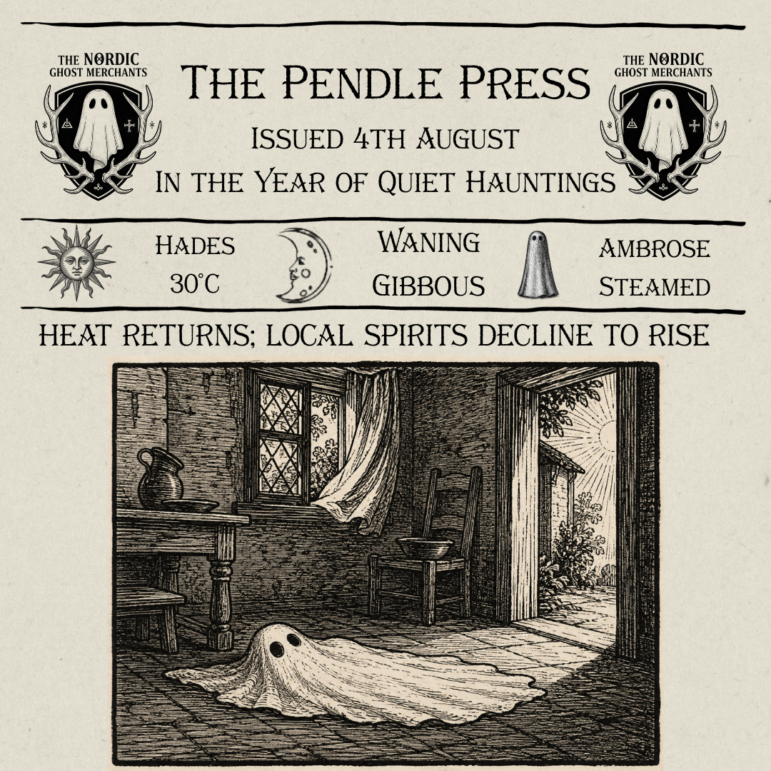 The Pendle Press - Heat Returns; Local Spirits Decline to Rise