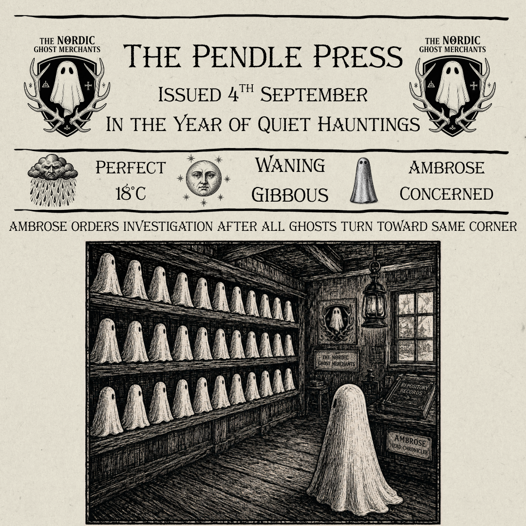 The Pendle Press - Ambrose Orders Investigation After All Ghosts Turn Towards Same Corner