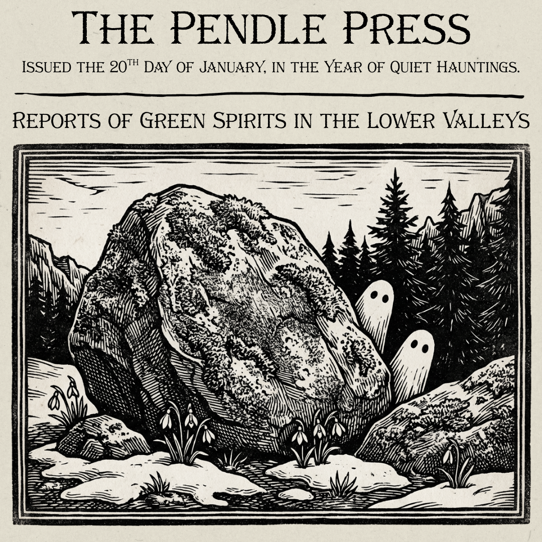 Pendle Press - Reports of Green Spirits in the Lower Valley