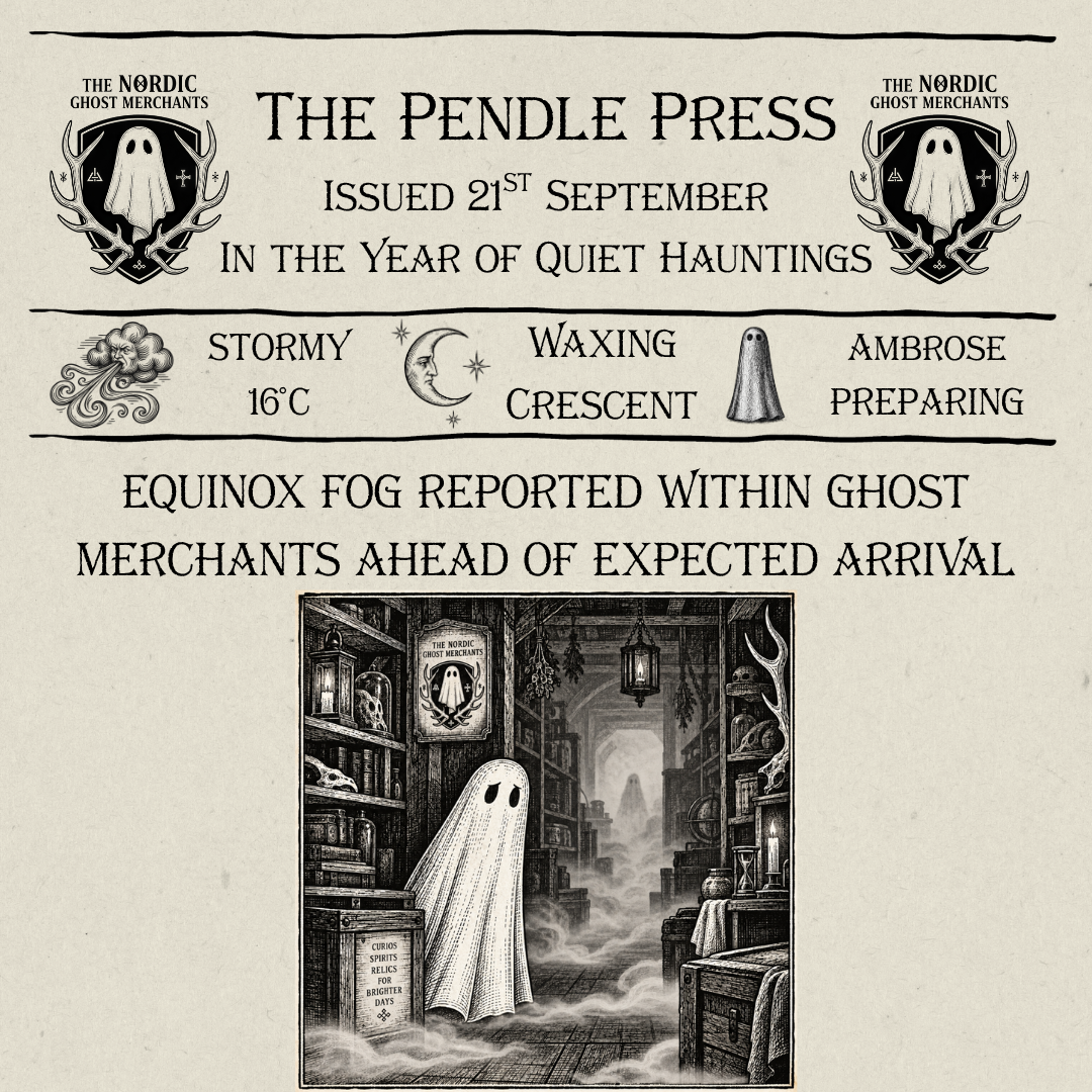 The Pendle Press - Equinox Fog Reported Within Ghost Merchants Ahead of Expected Arrival