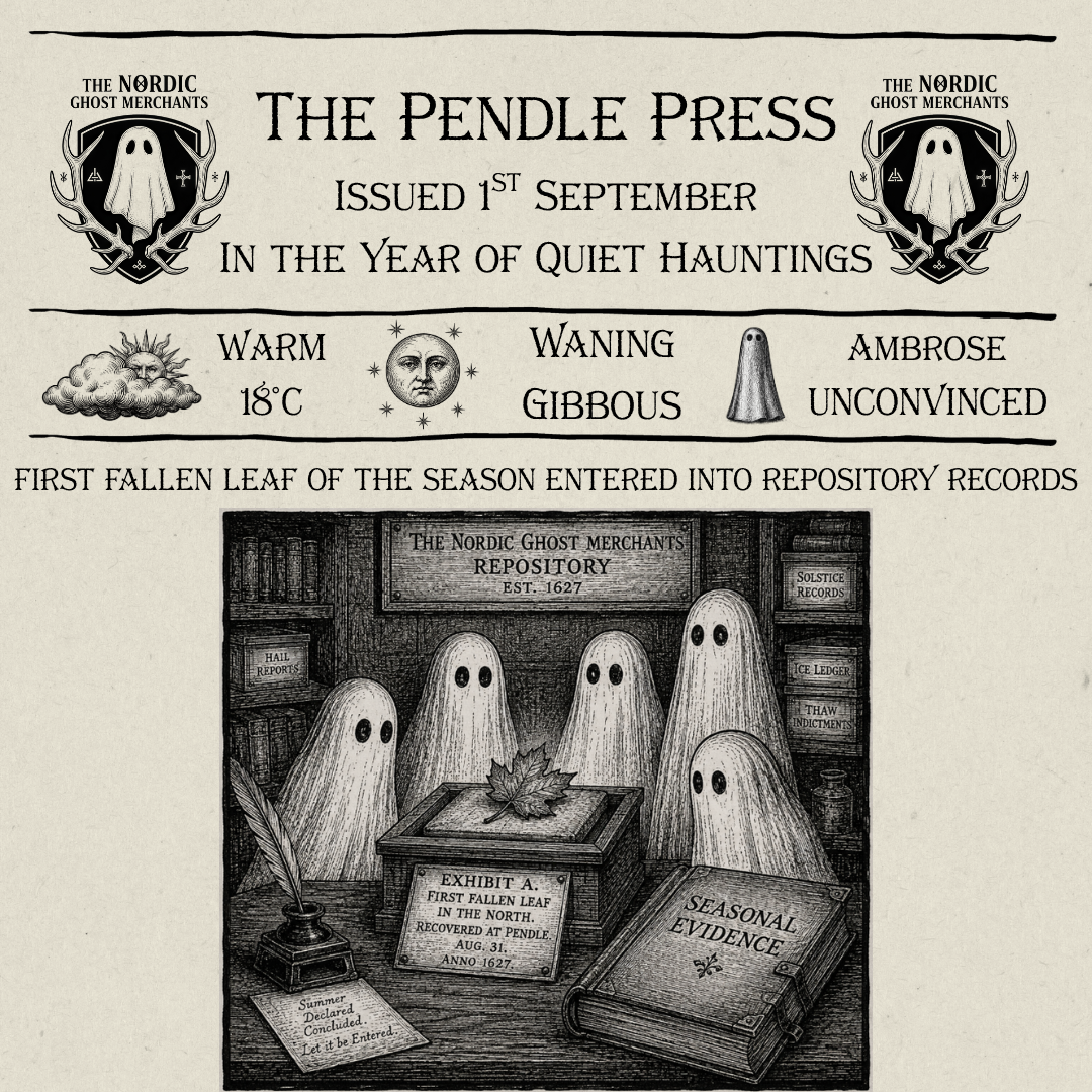 The Pendle Press - First Fallen Leaf of the Season Entered Into Repository Records