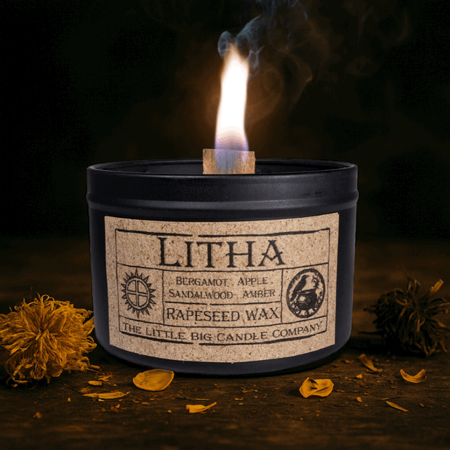 Litha: The Solstice Flame — A Midsummer Candle Inspired by the Wheel of the Year