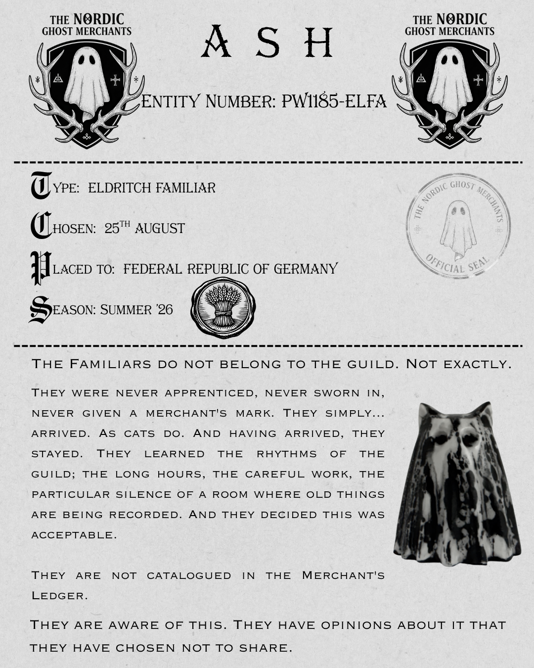 The Eldritch Familiar - Ash