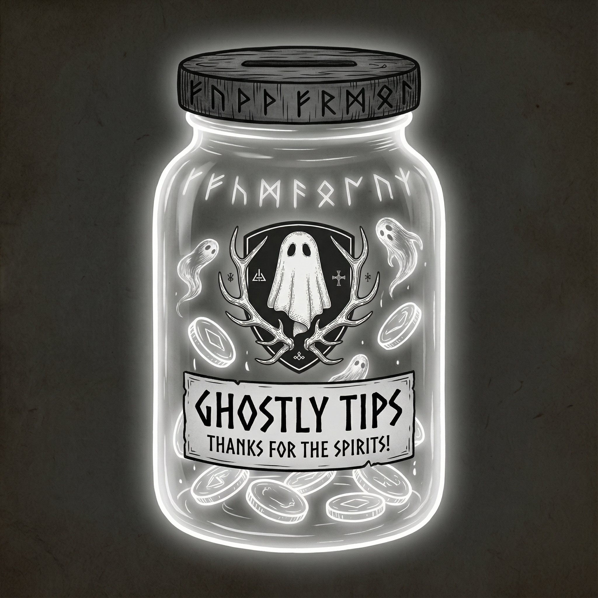 Ghostly Tip Jar