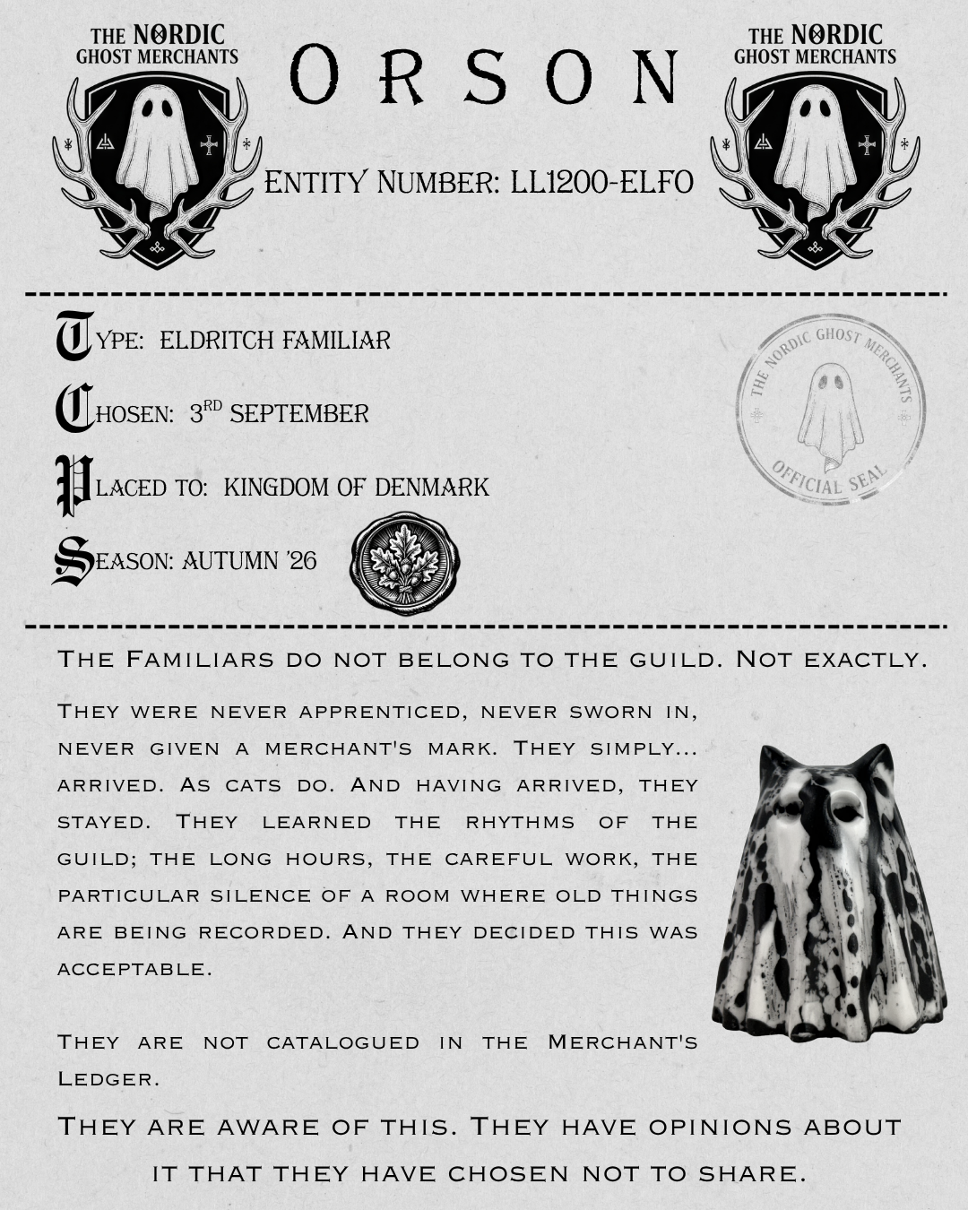 The Eldritch Familiar - Orson