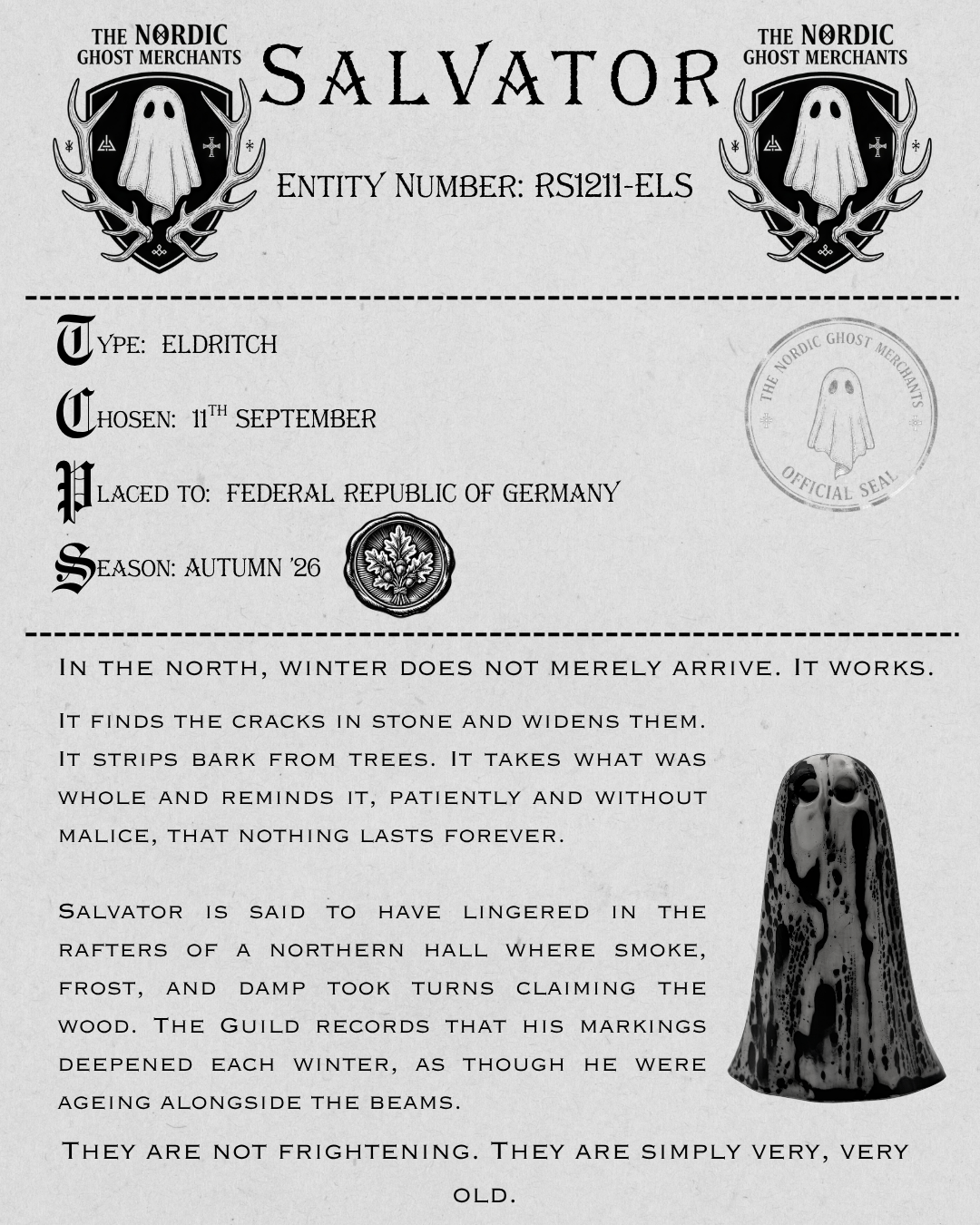 The Eldritch Ghost Figurine - Salvator