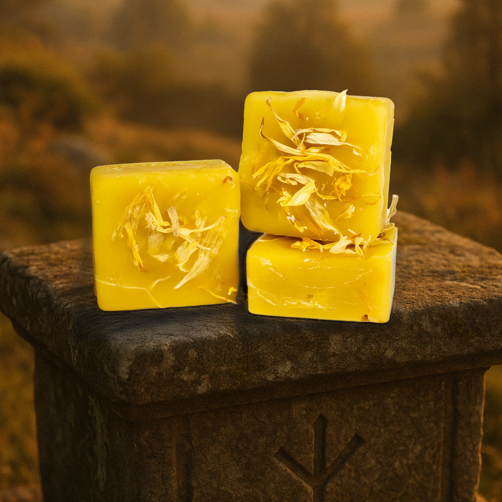 Solvoks pure beeswax wax melts, first flame ritual, small-batch Scandinavian apothecary wax melts.