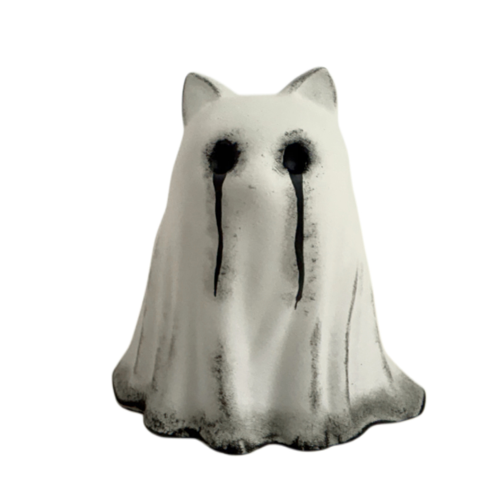 The Chronicler Ghost Cat Figurine - Cornelius