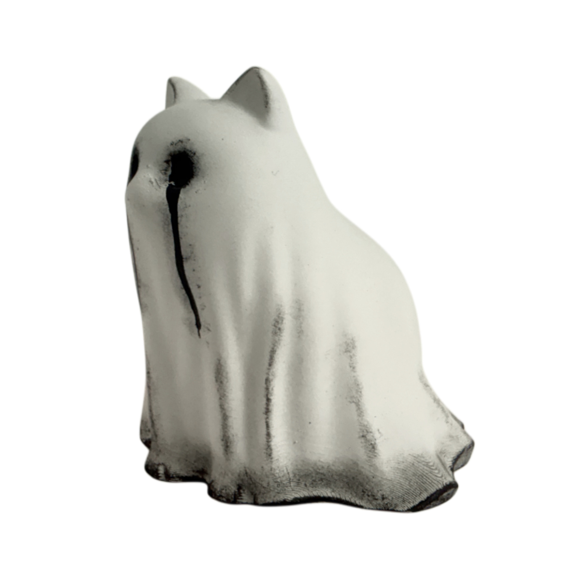 The Chronicler Ghost Cat Figurine - Cornelius