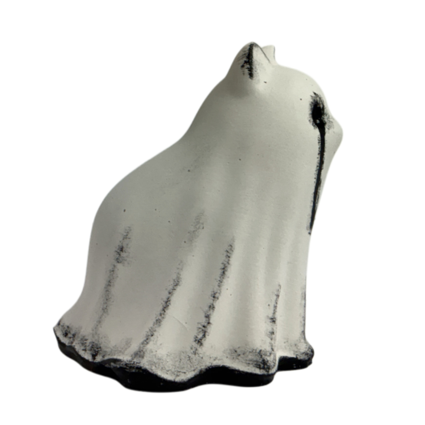 The Chronicler Ghost Cat Figurine - Folio