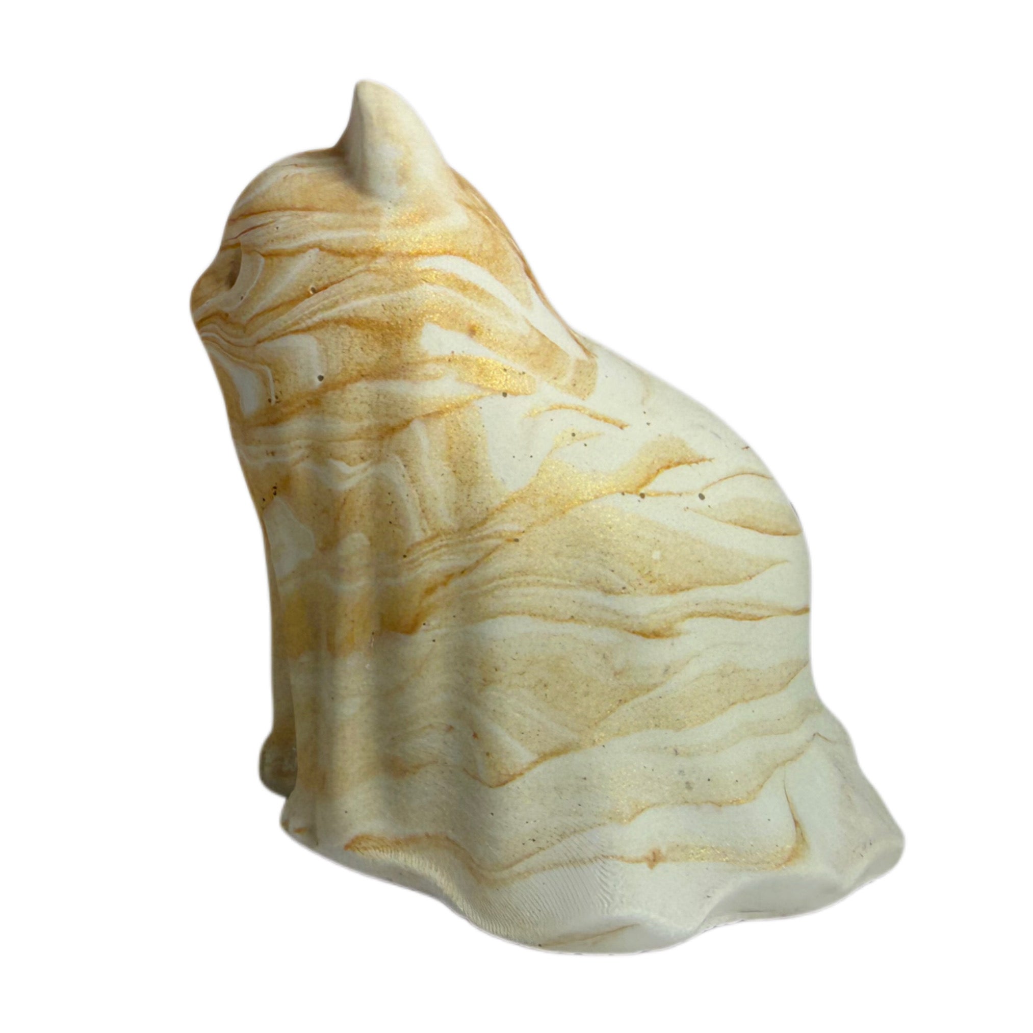 The Heliost Ghost Cat Figurine - Lucy