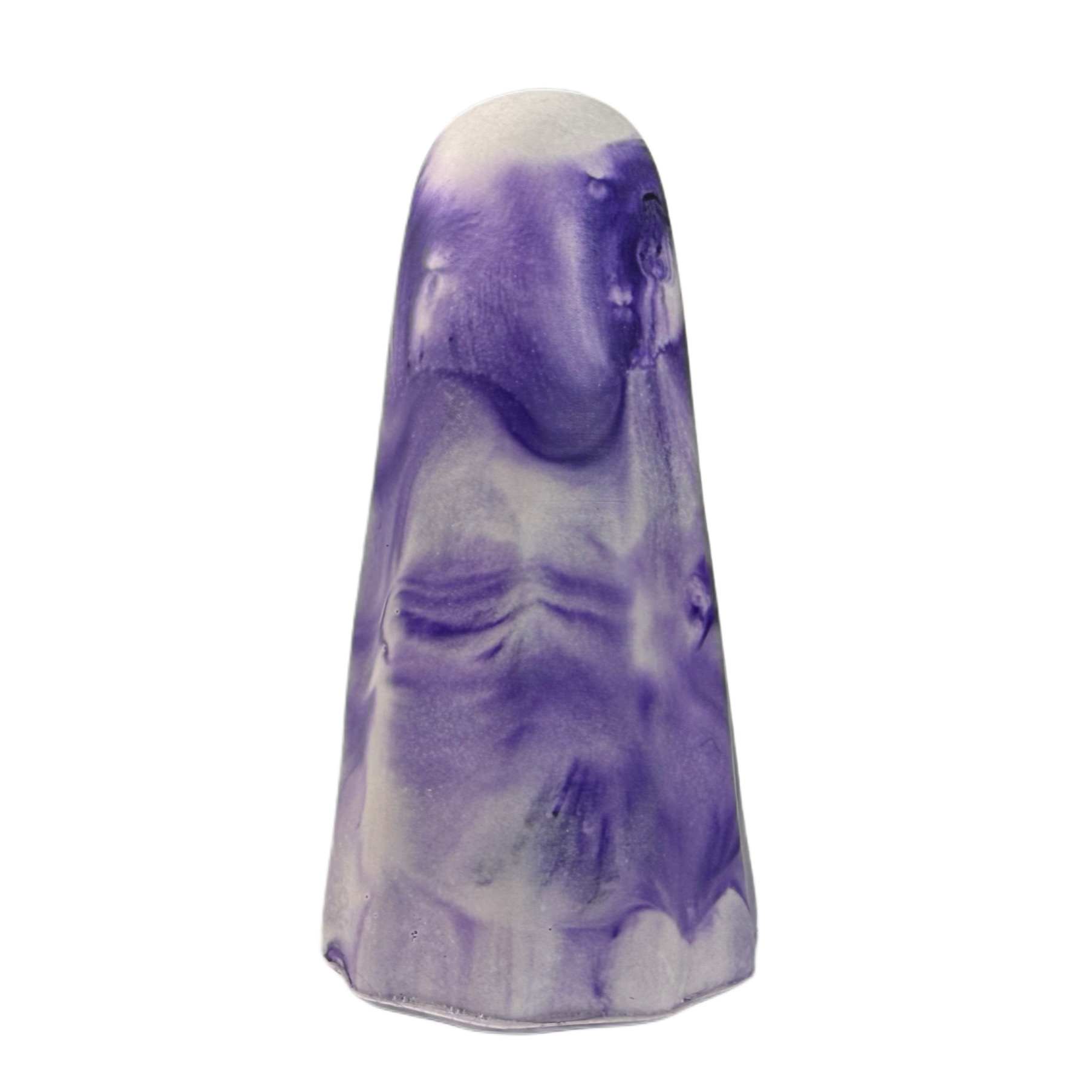 Purple and lavender marbled ghost figurine by The Nordic Ghost Merchants