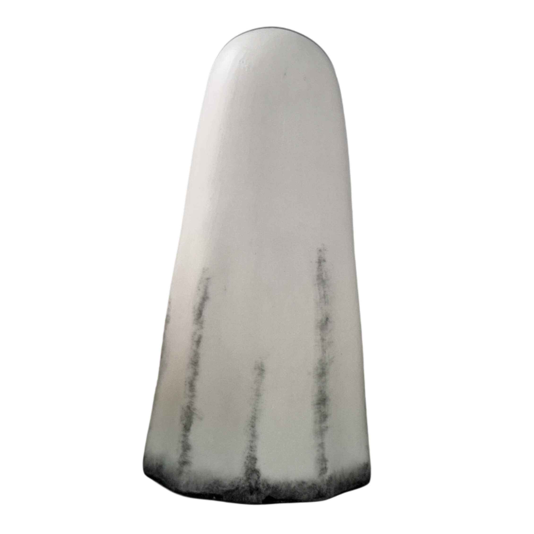 Ivory crying eye handmade ghost figurine by The Nordic Ghost Merchants