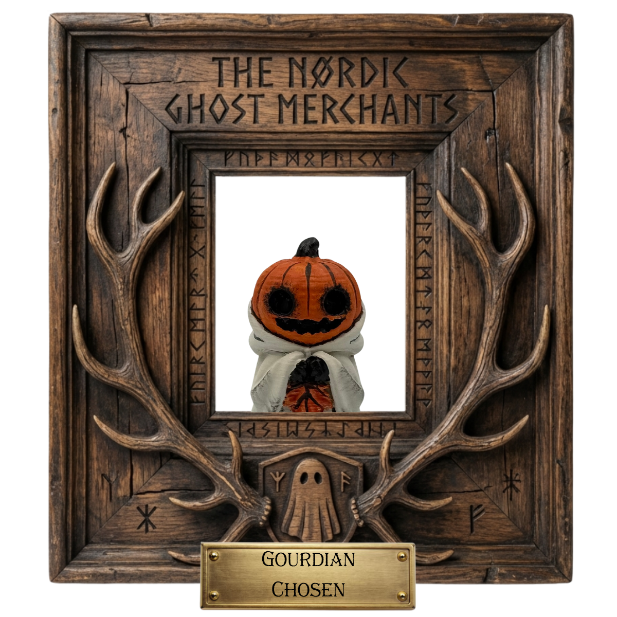 Gourdian The Visitor | Handmade Folklore Figurine