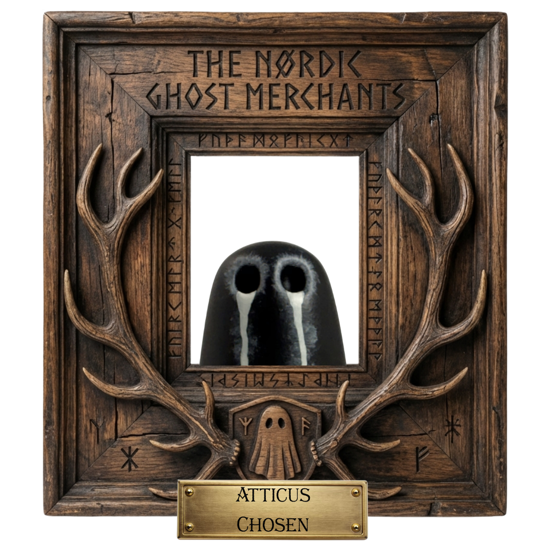 The Dark Chronicler Ghost Figurine - Atticus