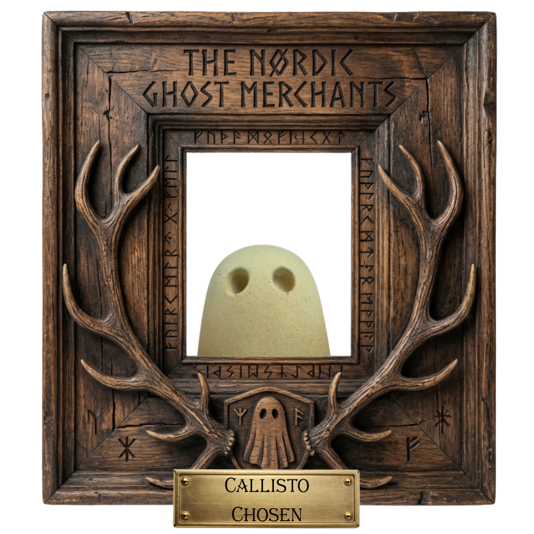 Callisto the Buck Moon Fade - Scented Ghost Figurine
