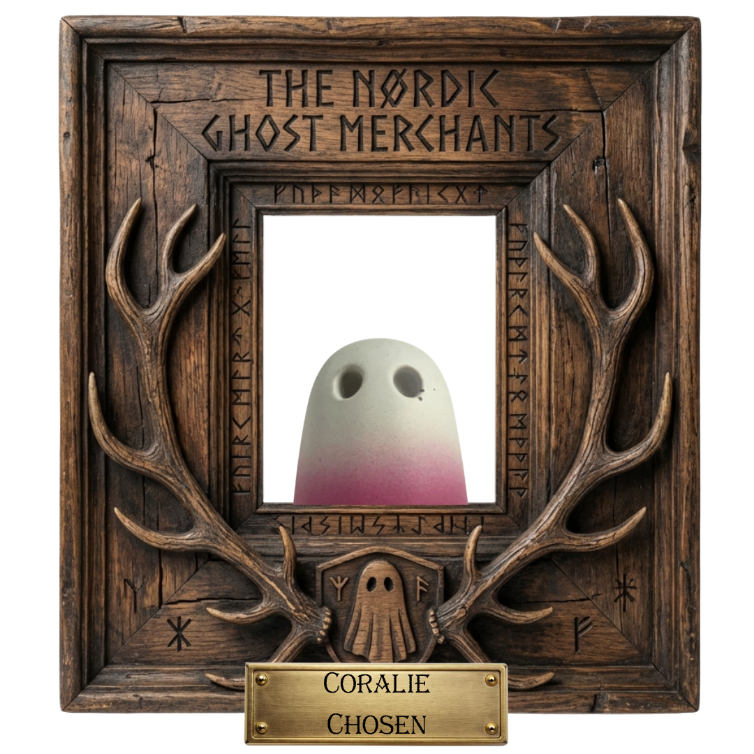 Coralie The Strawberry Moon Fade - Ghost Figurine (Scented Ghost)