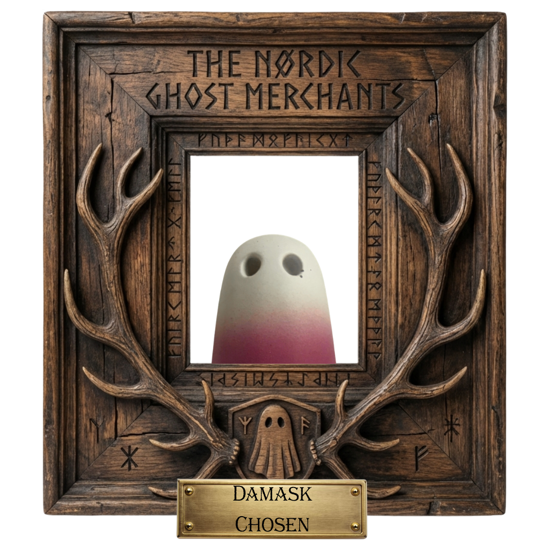 Damask The Strawberry Moon Fade - Ghost Figurine (Scented Ghost)