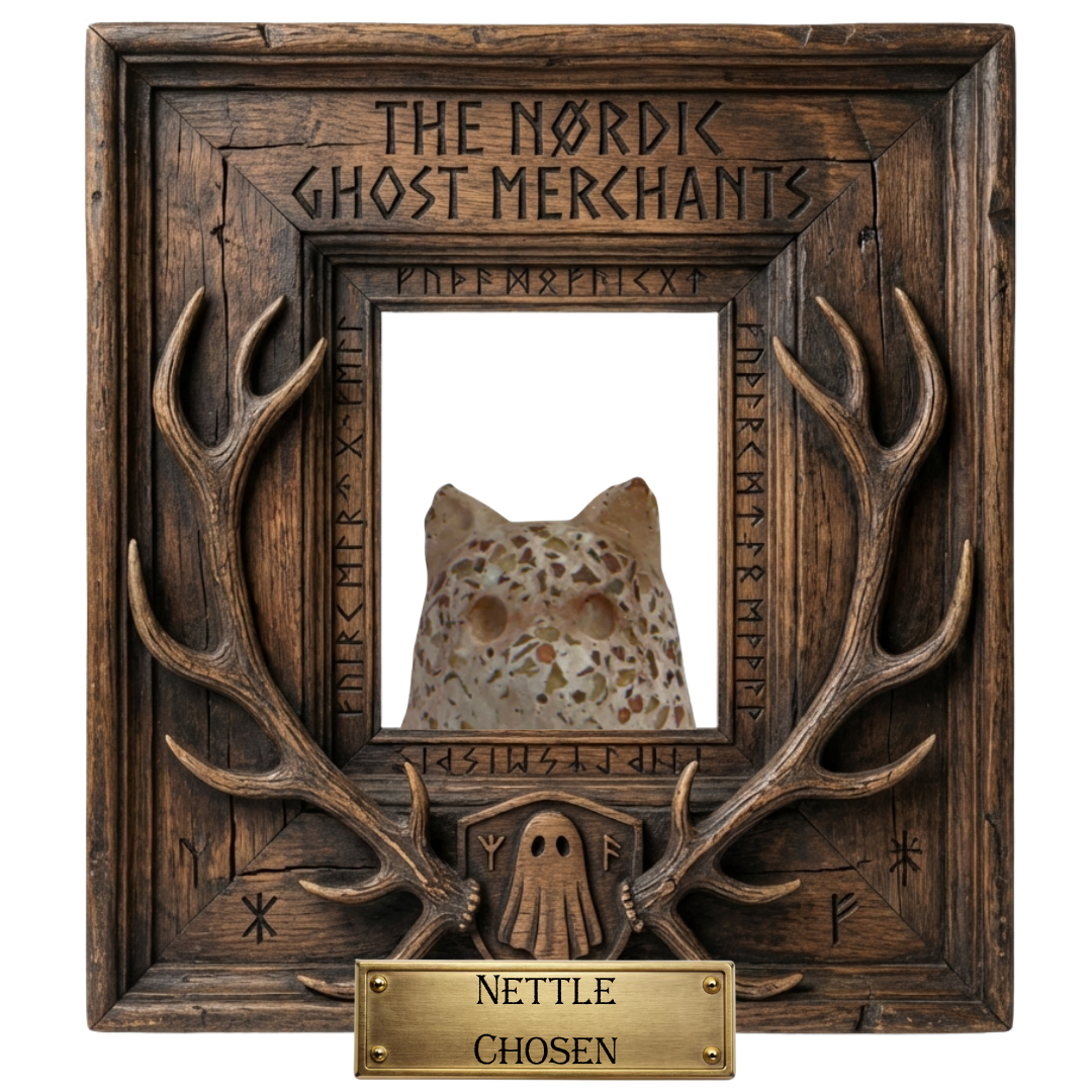 The Harvester Ghost Cat Figurine - Nettle