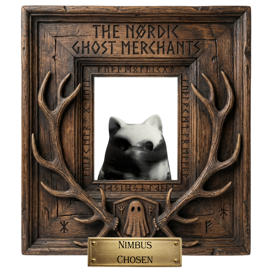 The Harbinger Ghost Cat Figurine - Nimbus