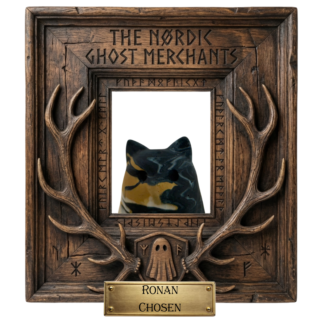 Skagerrak Ghost Cat Figurine - Ronan (Scented Ghost)
