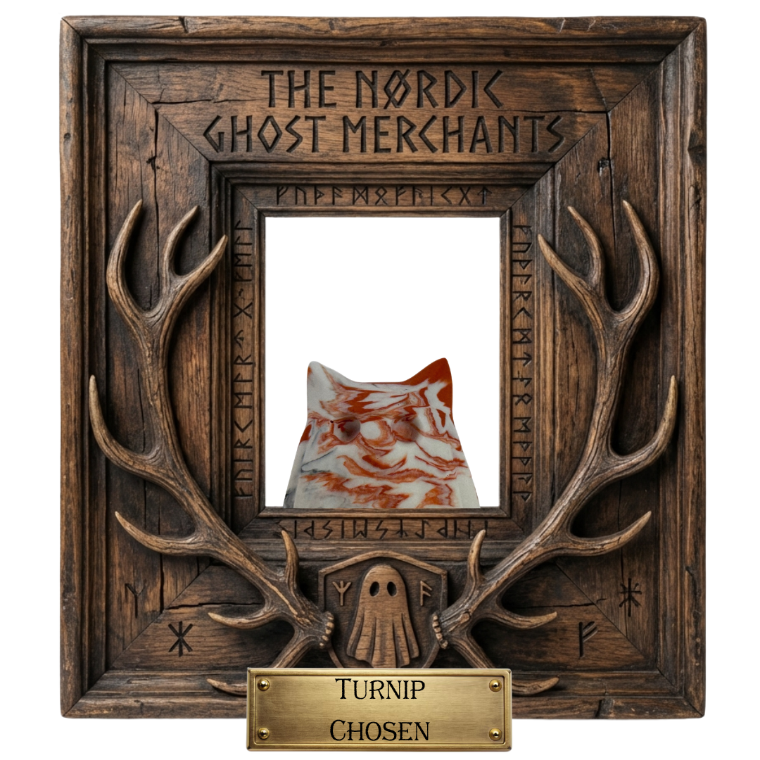 The Windfall Familiar Ghost Figurine - Turnip