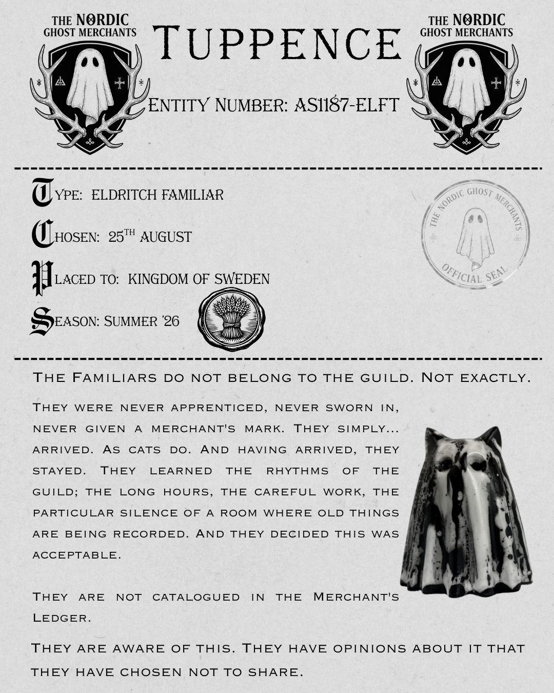 The Eldritch Familiar - Tuppence