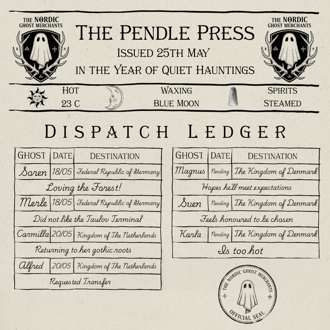 The Pendle Press - Dispatch Ledger 25th May