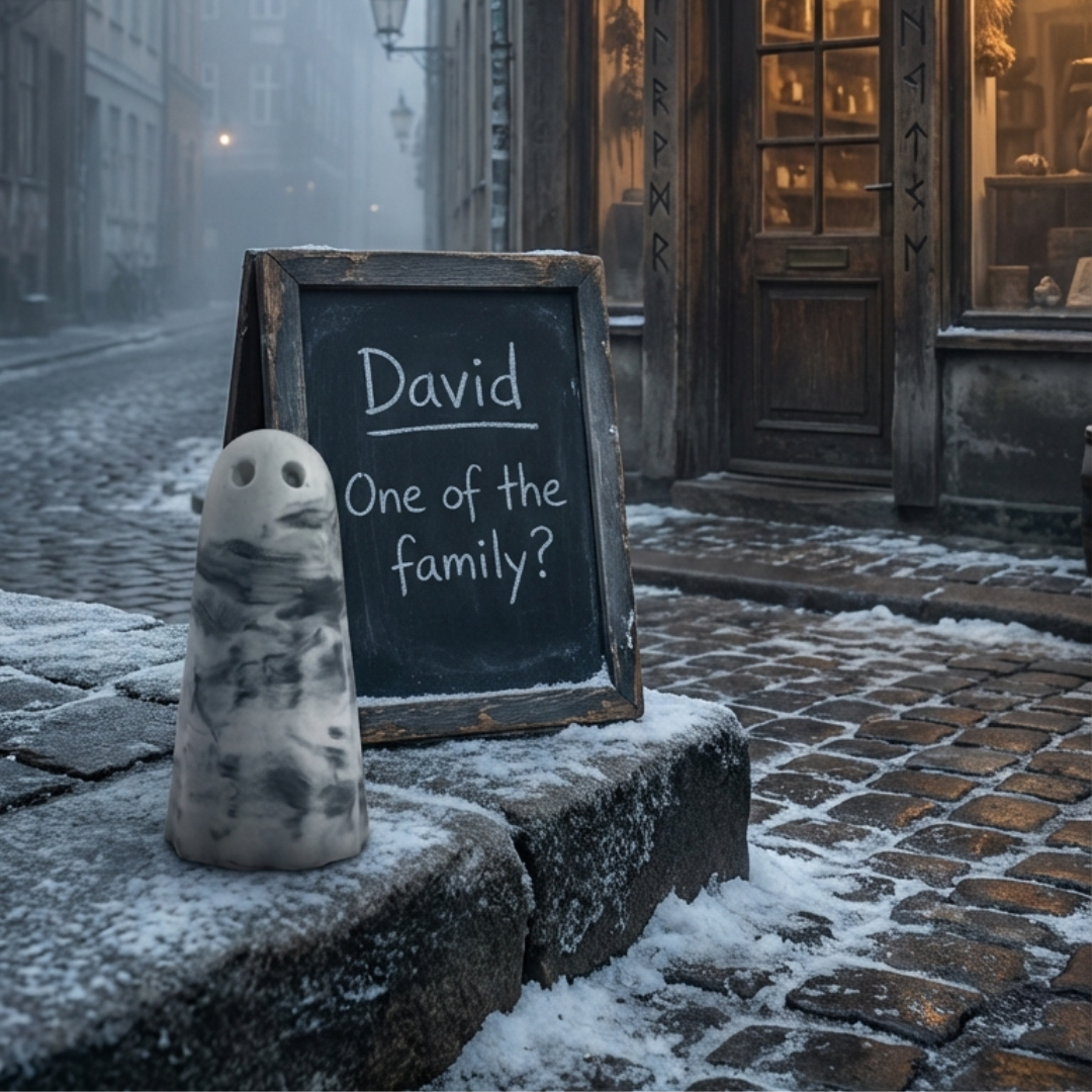 Dickensian Ghost David Seeks New Home