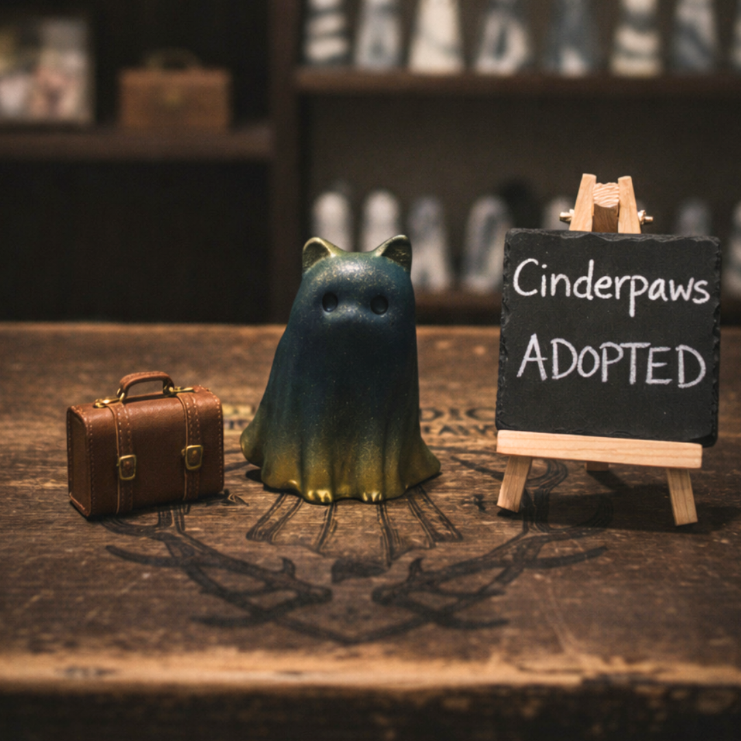 Cinderpaws The Lanternbound Prepares to Leave the Vault