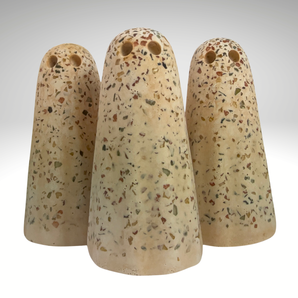 Handmade collectable ghost figurines, inspired by a harvest, created by The Nordic Ghost Merchants