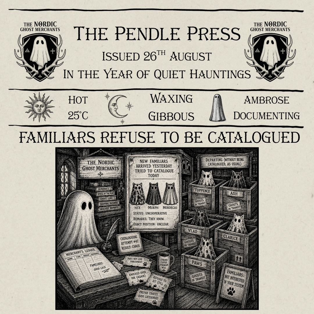 The Pendle Press - Familiars Refuse to be Catalogued