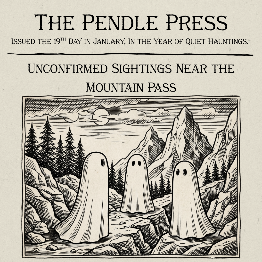 Pendle Press - Unconfirmed Sightings Near the Mountain Pass