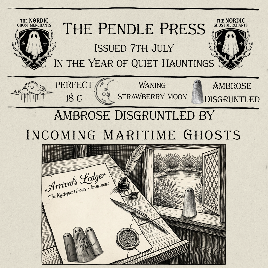 The Pendle Press - Ambrose Disgruntled by Incoming Maritime Ghosts