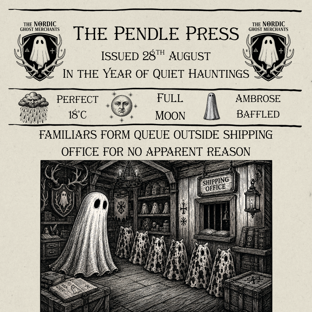 The Pendle Press - Familiars Form Queue Outside Shipping Office For No Apparent Reason