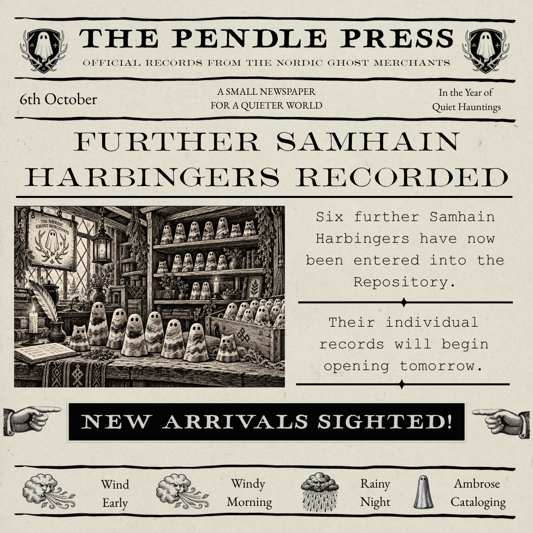 The Pendle Press - Further Samhain Harbingers Recorded