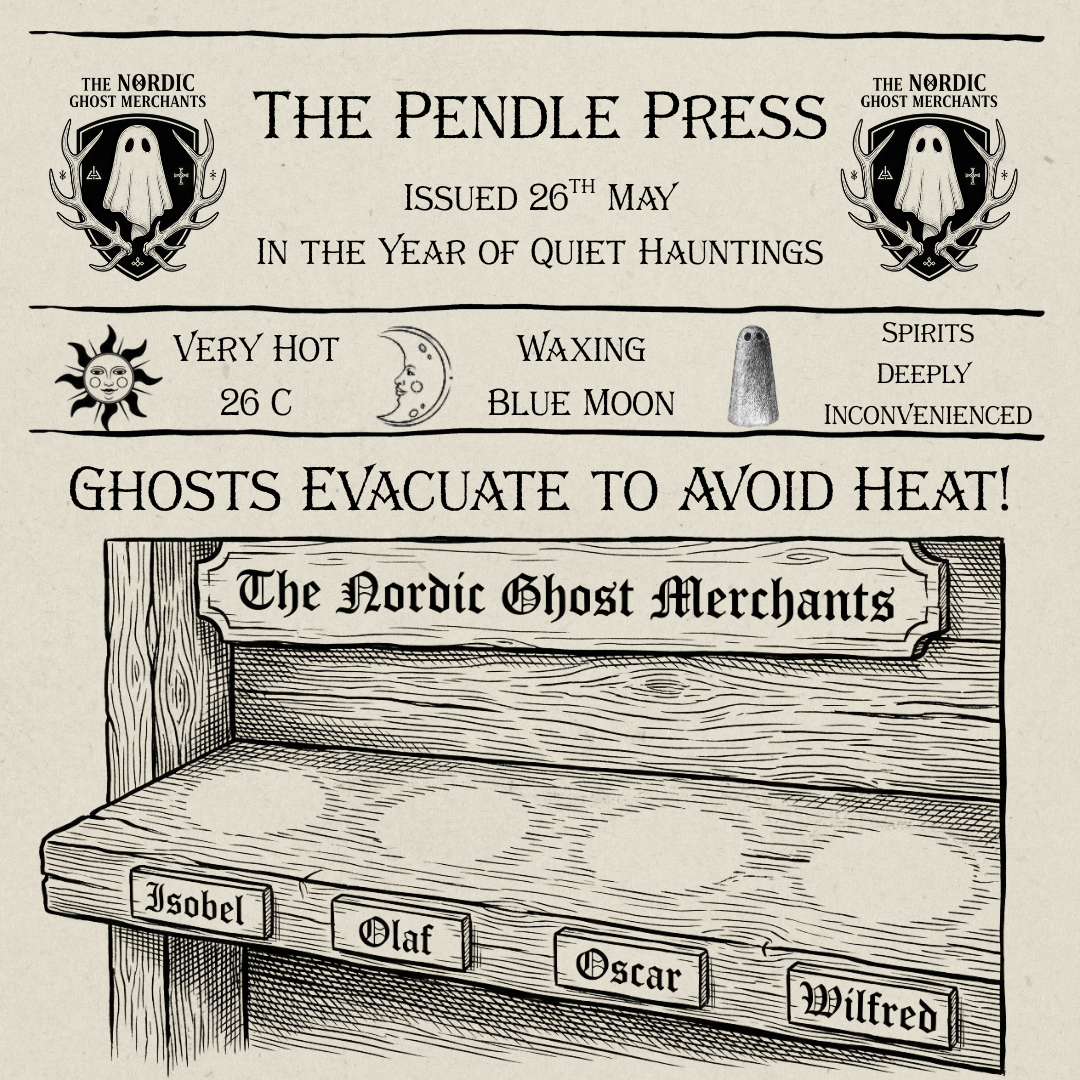 The Pendle Press - Ghosts Evacuate to Avoid Heat!