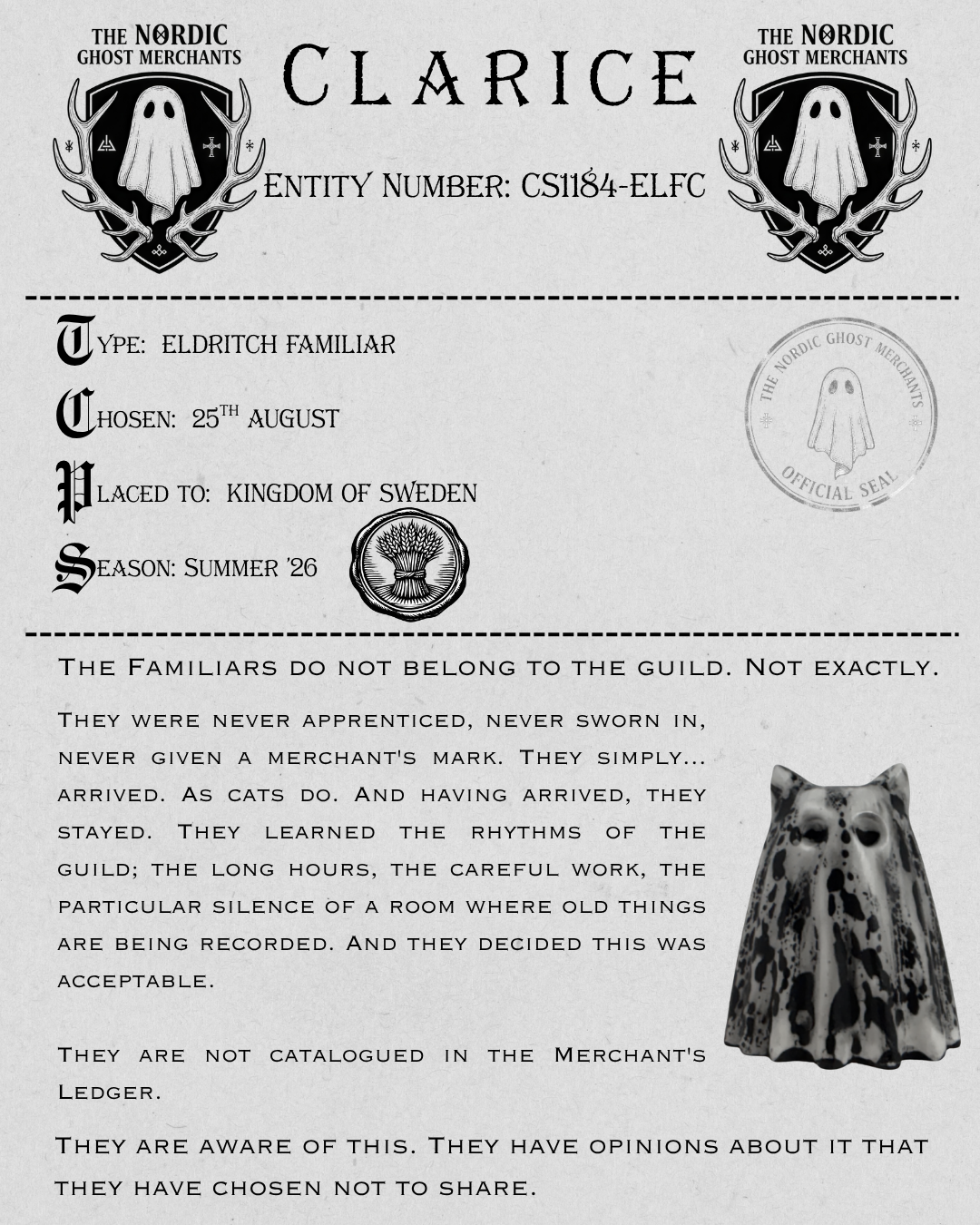 The Eldritch Familiar - Clarice