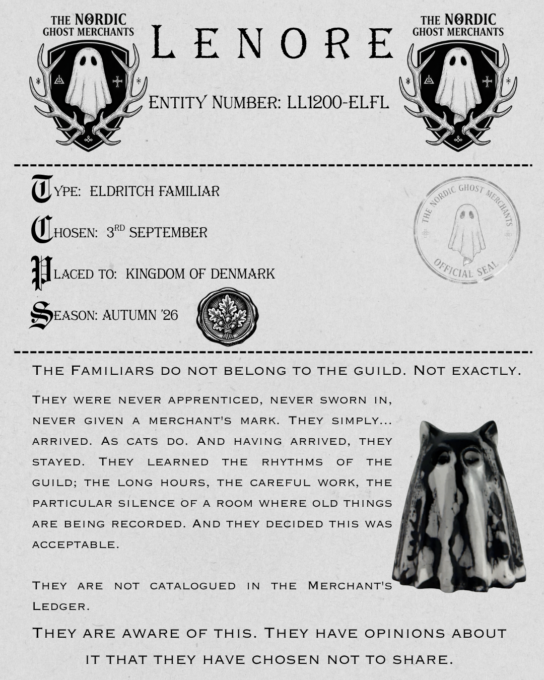 The Eldritch Familiar - Lenore