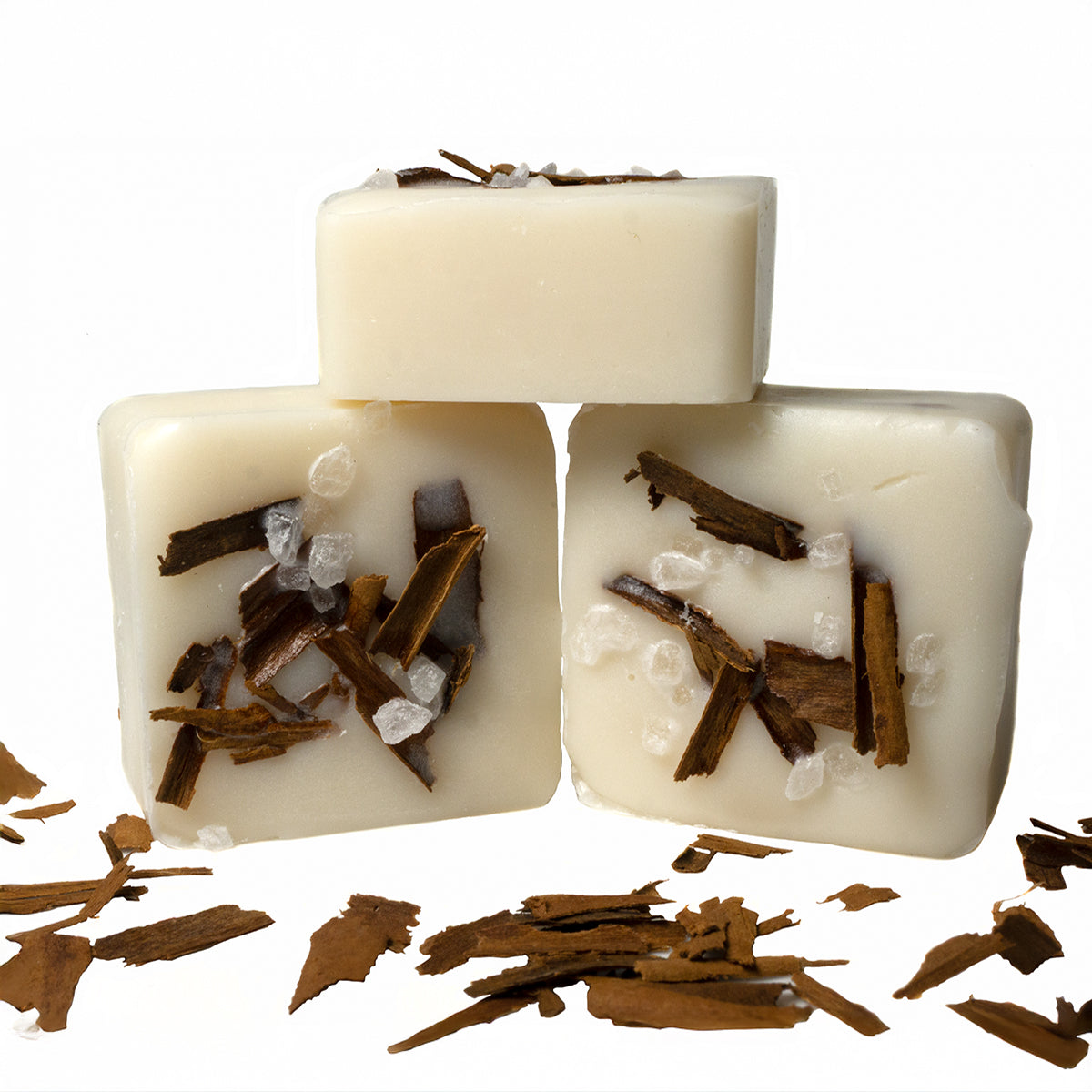 Brine & Birch wax melts with wax, sea salt and driftwood fragrance, inspired by northern winds.