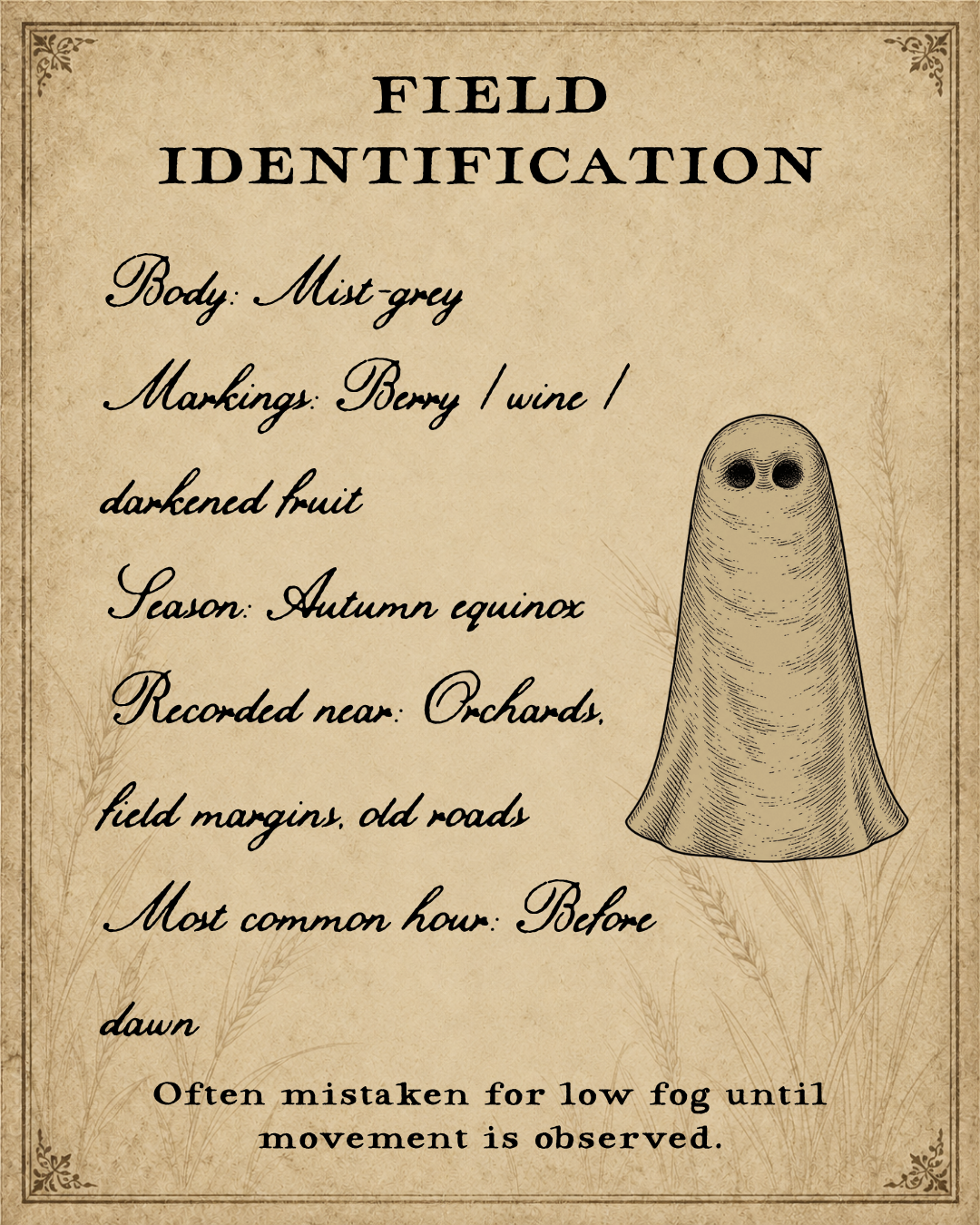 Merchants Almanac page