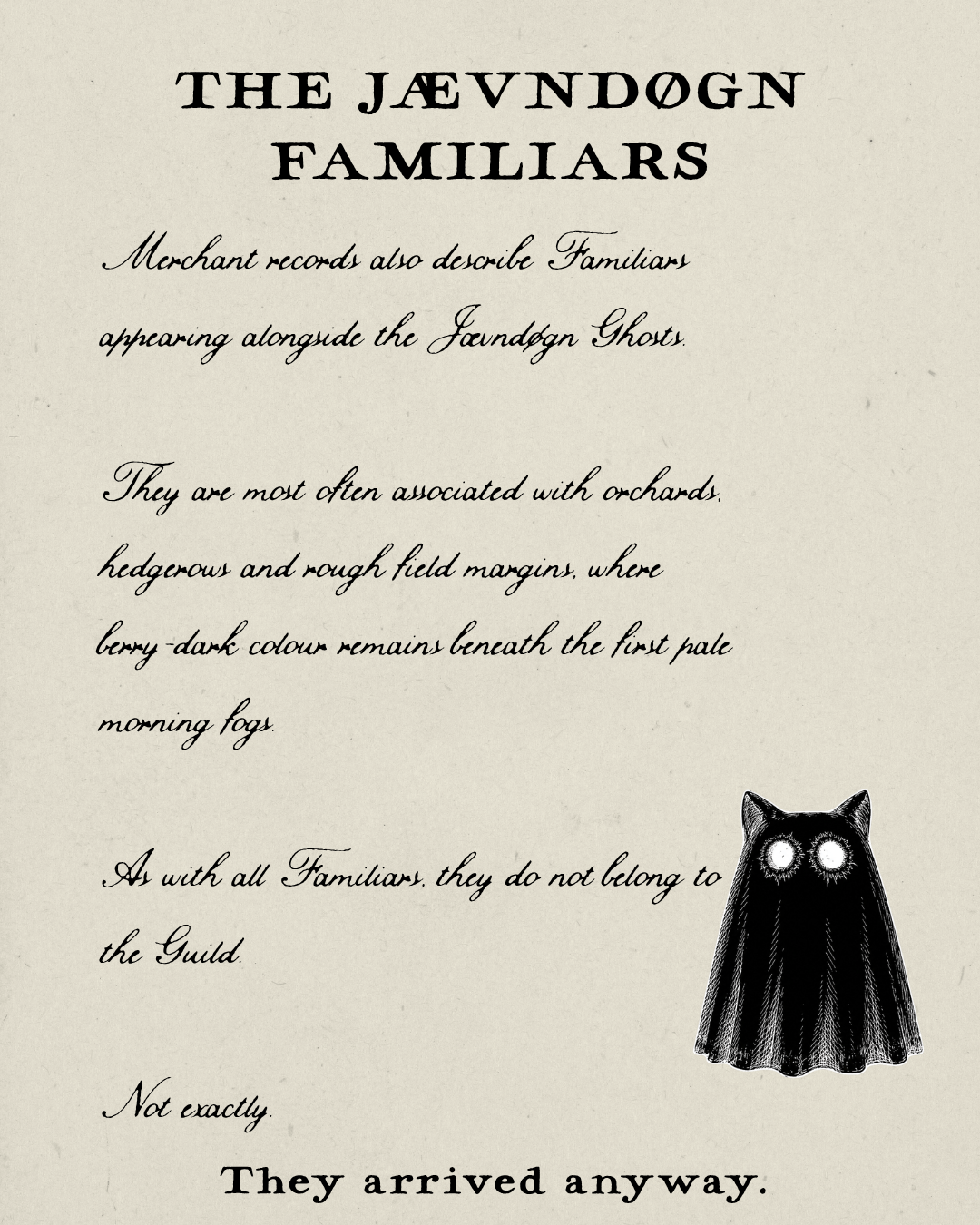 Merchants Almanac page
