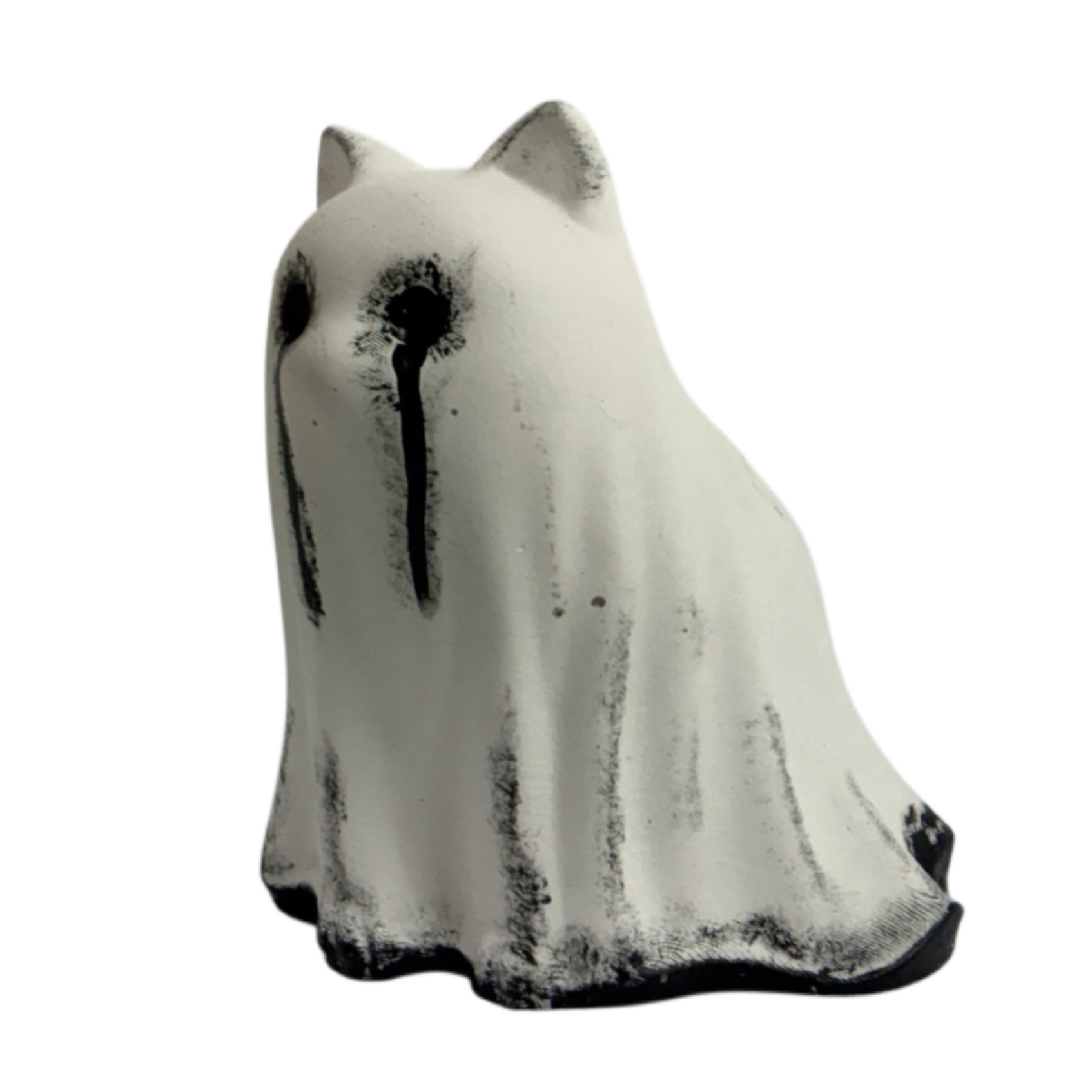 The Chronicler Ghost Cat Figurine - Folio
