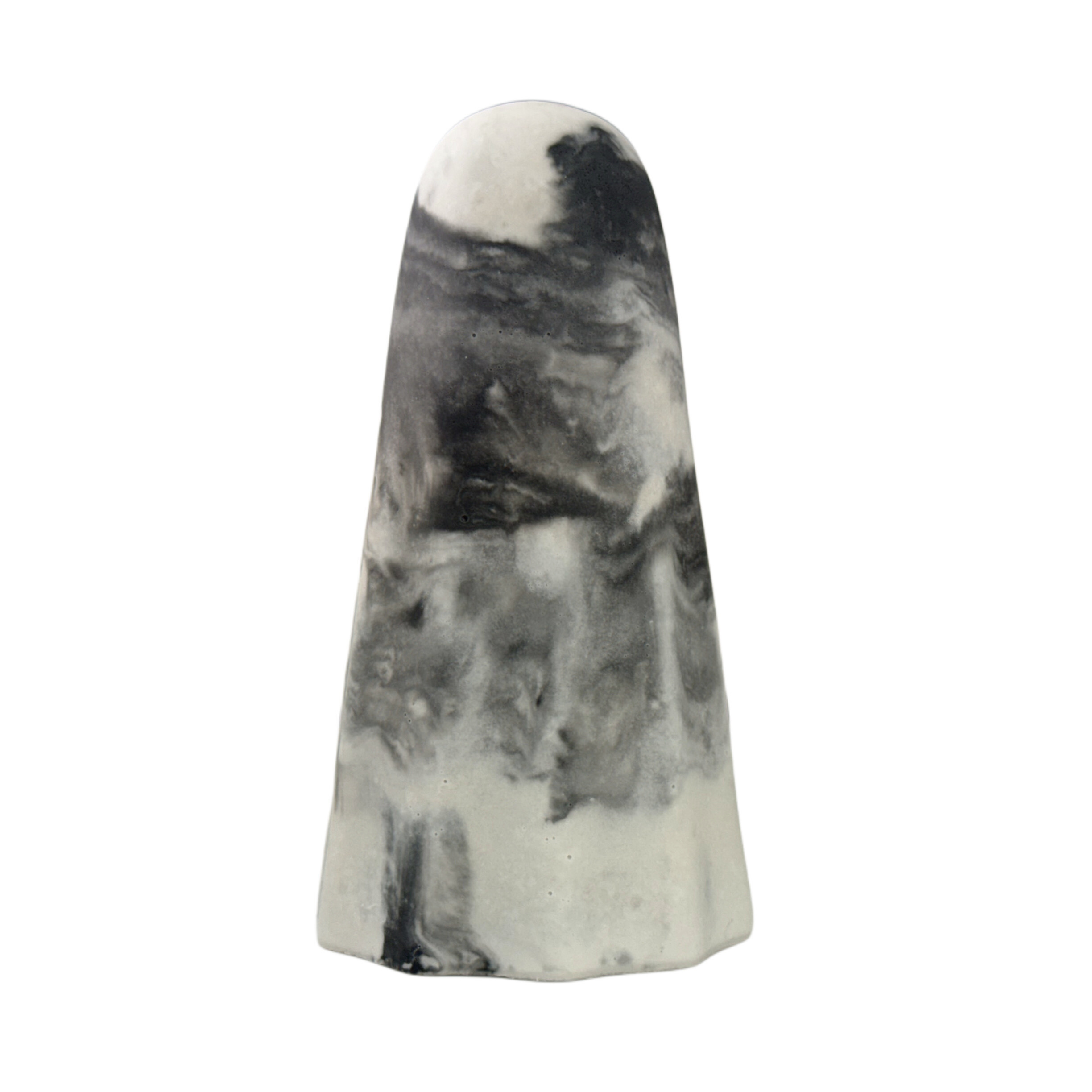 Black and white handmade ghost figurine by The Nordic Ghost Merchants