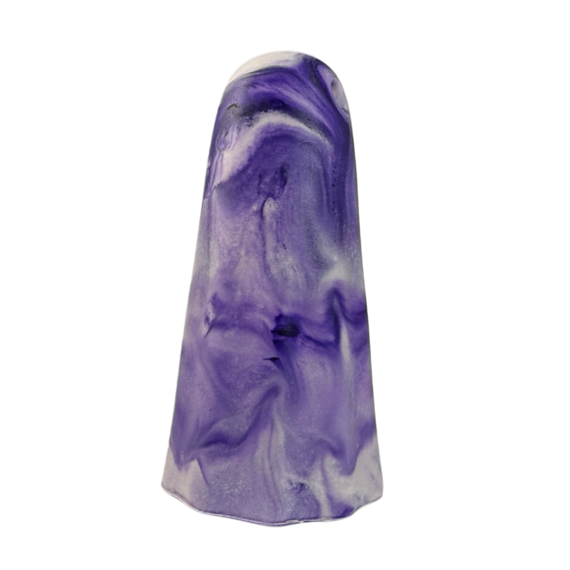 Purple and lavender marbled ghost figurine by The Nordic Ghost Merchants