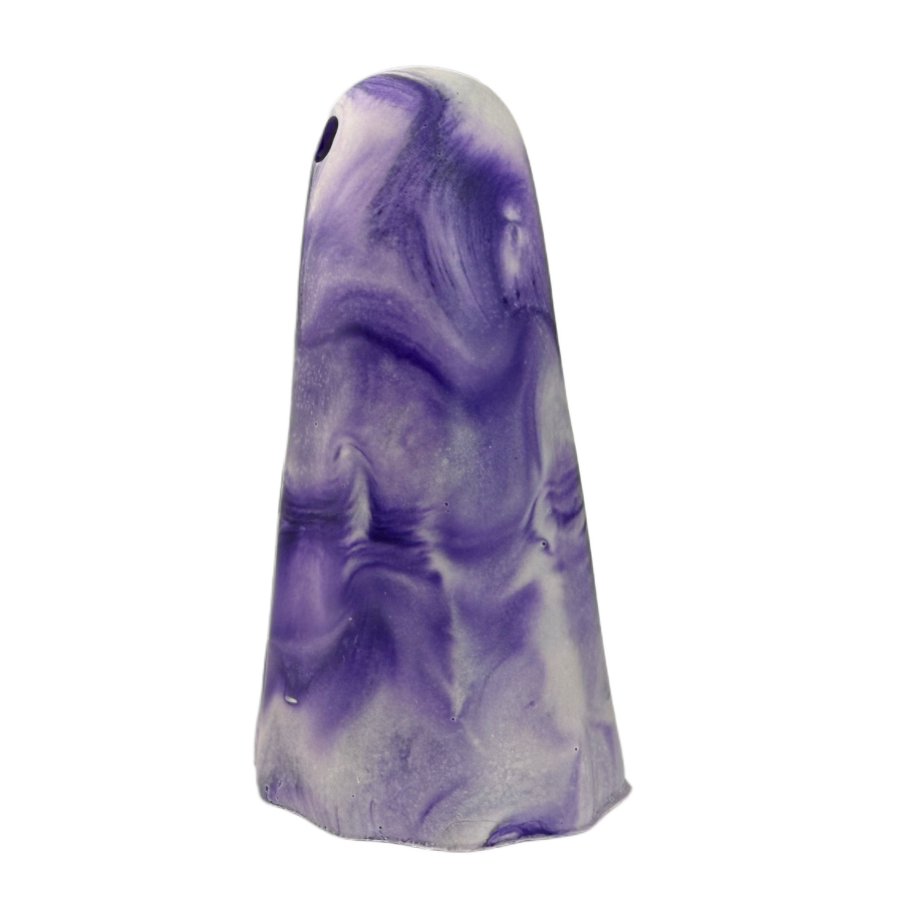 Purple and lavender marbled ghost figurine by The Nordic Ghost Merchants