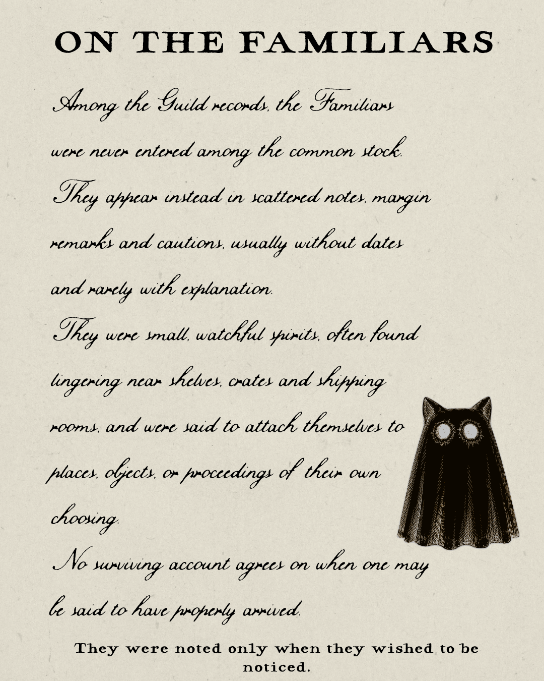 Merchants Almanac page