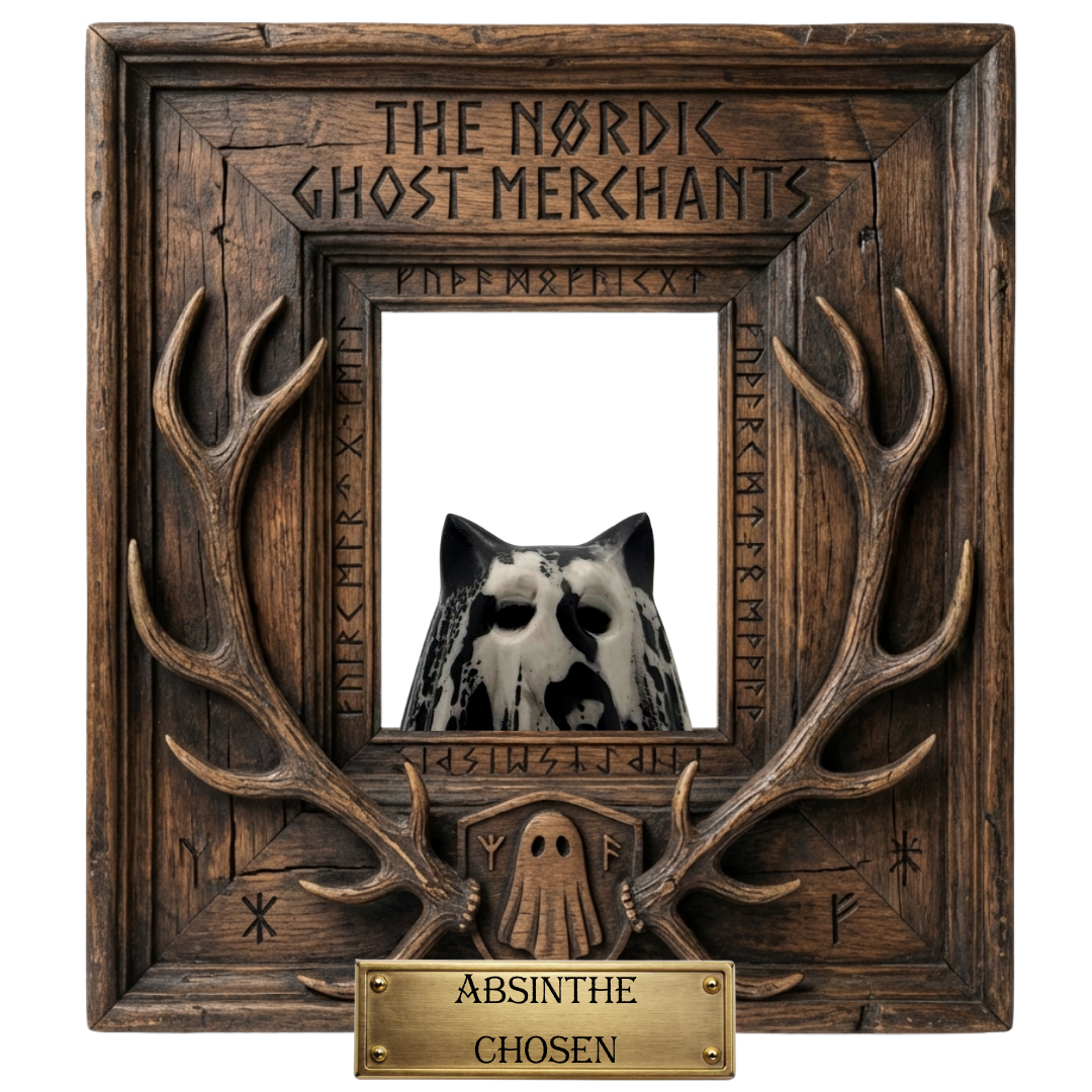 The Eldritch Familiar Ghost Figurine - Absinthe