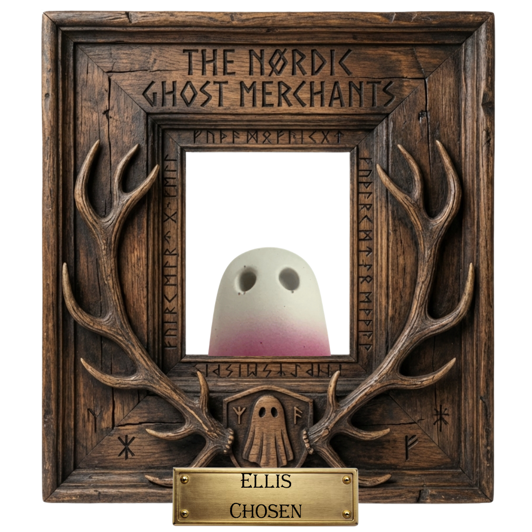 Ellis The Strawberry Moon Fade - Ghost Figurine (Scented Ghost)
